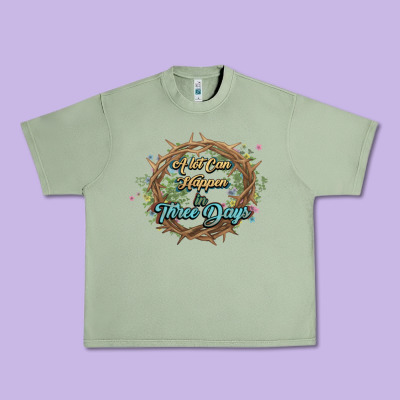 Crown Of Thorns Easter Day Urban Heavy Tee Designed By Howdyjamesfarm