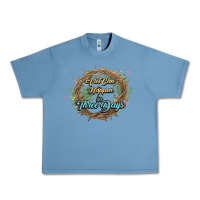 Pebble Blue Crown of thorns Easter Day Urban Heavy Tee - HowdyJamesFarm