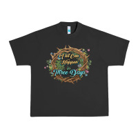 Pigment Black Crown of thorns Easter Day Urban Heavy Tee - HowdyJamesFarm
