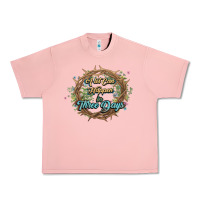Salmon Crown of thorns Easter Day Urban Heavy Tee - HowdyJamesFarm