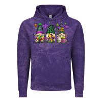 Cloud Purple mardi gras gnomes Vintage Hoodie - OliviaCreatesArt