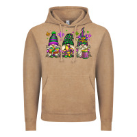 Vintage Coffee mardi gras gnomes Vintage Hoodie - OliviaCreatesArt