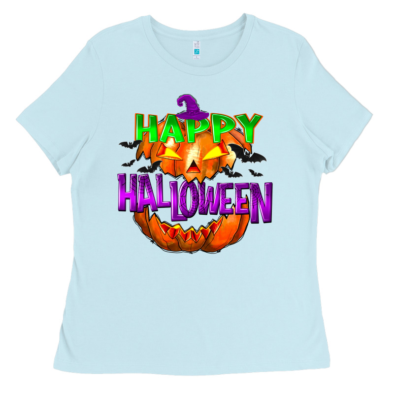 Happy Halloween Ladies Tee by NancyCooperArtShop | Teevron