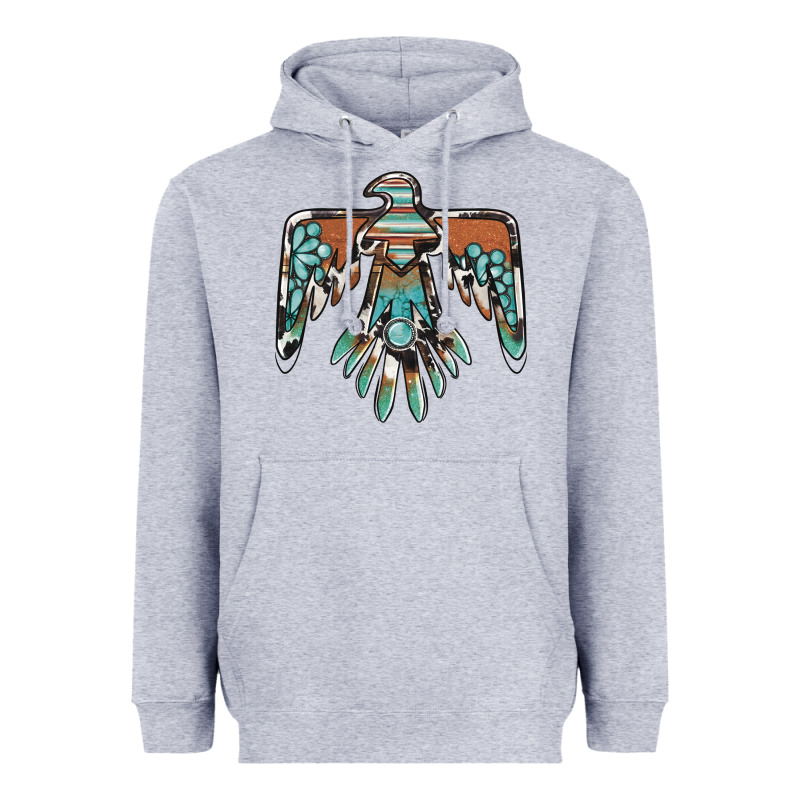 Thunderbird With Gemstone Heavyweight Hoodie by BarkalooDesign | Teevron