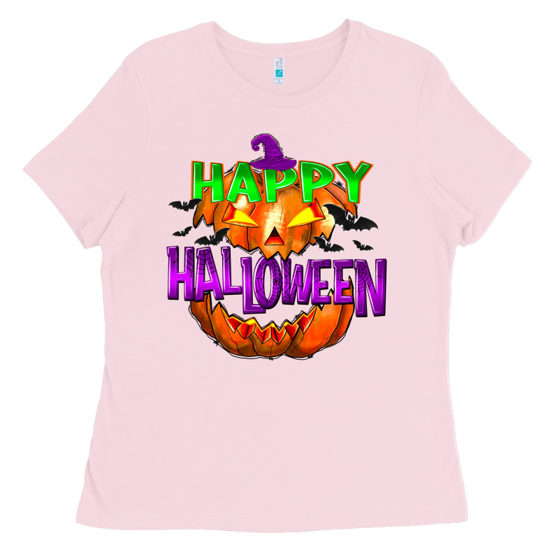 Happy Halloween Ladies Tee by NancyCooperArtShop | Teevron