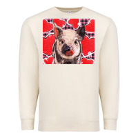 Sandshell valentine's day glitter hearts pig Premium Sweatshirt - BarkalooDesign