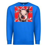 True Royal valentine's day glitter hearts pig Premium Sweatshirt - BarkalooDesign