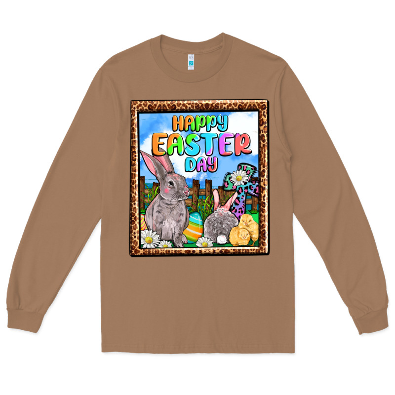 Happy Easter Day Long Sleeve Tee by OliviaCreatesArt | Teevron