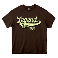 Chocolate Brown Legend Since 1966 Heavy Core Tee - Bettercallsaul