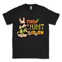 Black The hunt is on Easter Day Classic Tee - HowdyJamesFarm
