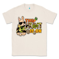 Natural The hunt is on Easter Day Classic Tee - HowdyJamesFarm