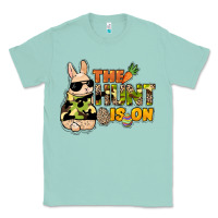 Seafoam The hunt is on Easter Day Classic Tee - HowdyJamesFarm