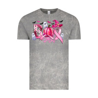 Cloud Rock boo pink pumpkin witch breast cancer Vintage Tee - CowGirlArtShop