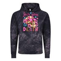 Cloud Black love you to death olivia Vintage Hoodie - OliviaCreatesArt