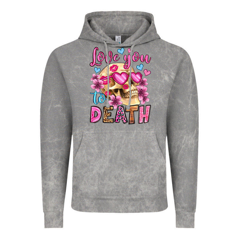 Love You To Death Olivia Vintage Hoodie by OliviaCreatesArt | Teevron