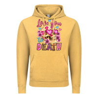 Vintage Mustard love you to death olivia Vintage Hoodie - OliviaCreatesArt