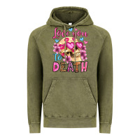 Vintage Olive love you to death olivia Vintage Hoodie - OliviaCreatesArt