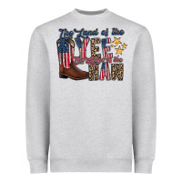 Heather Grey the land yee the home of the haw Heavyweight Sweatshirt - RacoonDesign