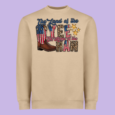 The Land Yee The Home Of The Haw Heavyweight Sweatshirt Designed By Racoondesign