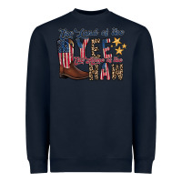 Navy the land yee the home of the haw Heavyweight Sweatshirt - RacoonDesign