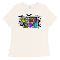 Bone Halloween howdy boo Ladies Tee - NancyCooperArtShop