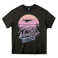 The Adventure Begins Heavy Core Tee | Teevron