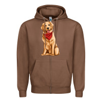 Chestnut golden retriever Zipper Hoodie - Artiststas