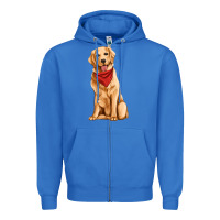 True Royal golden retriever Zipper Hoodie - Artiststas