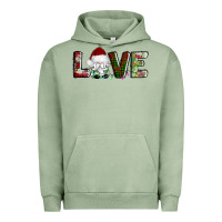 Pigment Oil Green love christmas gnome Urban Hoodie - AdoDesignShop