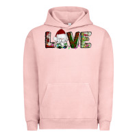 Pigment Salmon love christmas gnome Urban Hoodie - AdoDesignShop