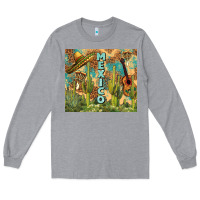 Heather Grey Mexico Long Sleeve Tee - FaDigitalArtStudio