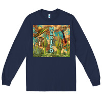 Navy Mexico Long Sleeve Tee - FaDigitalArtStudio
