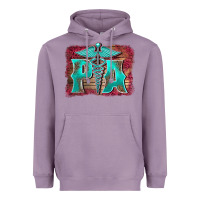 Lavender physician medical symbol assistant nurse background Heavyweight Hoodie - BarkalooDesign