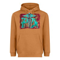 Meerkat physician medical symbol assistant nurse background Heavyweight Hoodie - BarkalooDesign