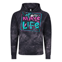 Cloud Black nurse life olivia  (1) Vintage Hoodie - OliviaCreatesArt