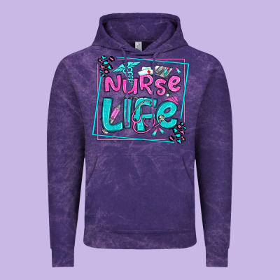 Nurse Life Olivia  (1) Vintage Hoodie Designed By Oliviacreatesart