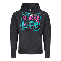 Vintage Black nurse life olivia  (1) Vintage Hoodie - OliviaCreatesArt