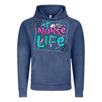 Vintage Denim nurse life olivia  (1) Vintage Hoodie - OliviaCreatesArt