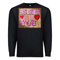 Black valentine's day sucker for you Premium Sweatshirt - BarkalooDesign