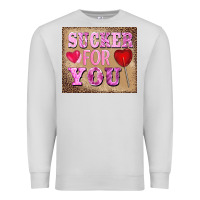 Dove Grey valentine's day sucker for you Premium Sweatshirt - BarkalooDesign