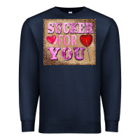 Navy valentine's day sucker for you Premium Sweatshirt - BarkalooDesign