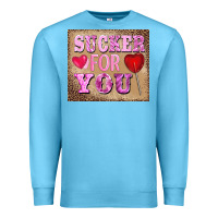 Ocean Blue valentine's day sucker for you Premium Sweatshirt - BarkalooDesign