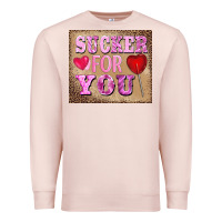 Pale Pink valentine's day sucker for you Premium Sweatshirt - BarkalooDesign