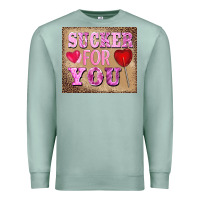 Seafoam valentine's day sucker for you Premium Sweatshirt - BarkalooDesign