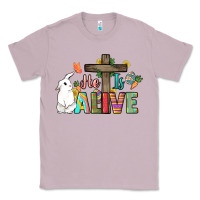 Lilac He is alive Easter Day Classic Tee - HowdyJamesFarm