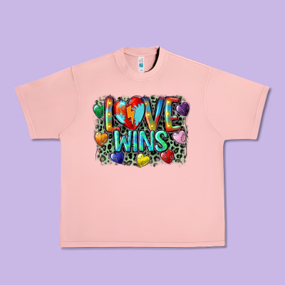 Love Wins Urban Heavy Tee Designed By Cowgirlartshop