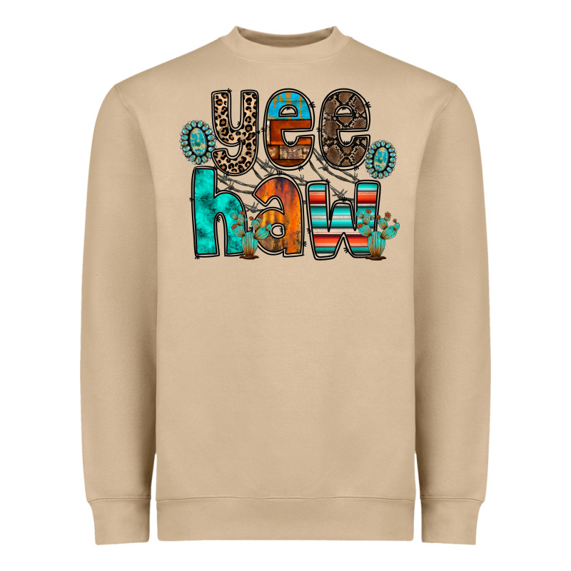 Yee Haw Heavyweight Sweatshirt by RacoonDesign | Teevron