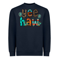 Navy yee haw Heavyweight Sweatshirt - RacoonDesign