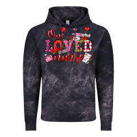 Cloud Black one loved nurse valentine's day Vintage Hoodie - OliviaCreatesArt