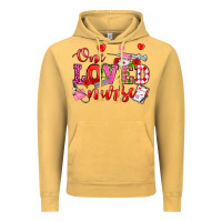 Vintage Mustard one loved nurse valentine's day Vintage Hoodie - OliviaCreatesArt